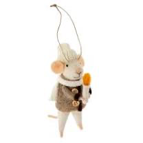 Felt Mice Ornament