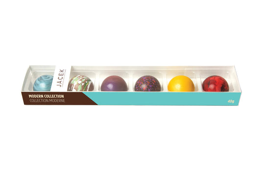 6pc Modern Collection chocolate