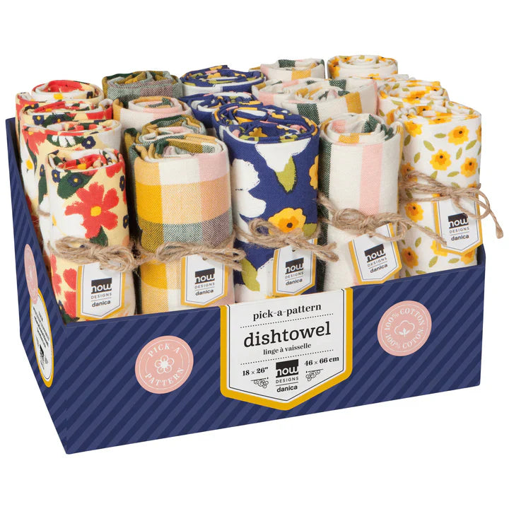 Full Bloom Tea Towel assorted print