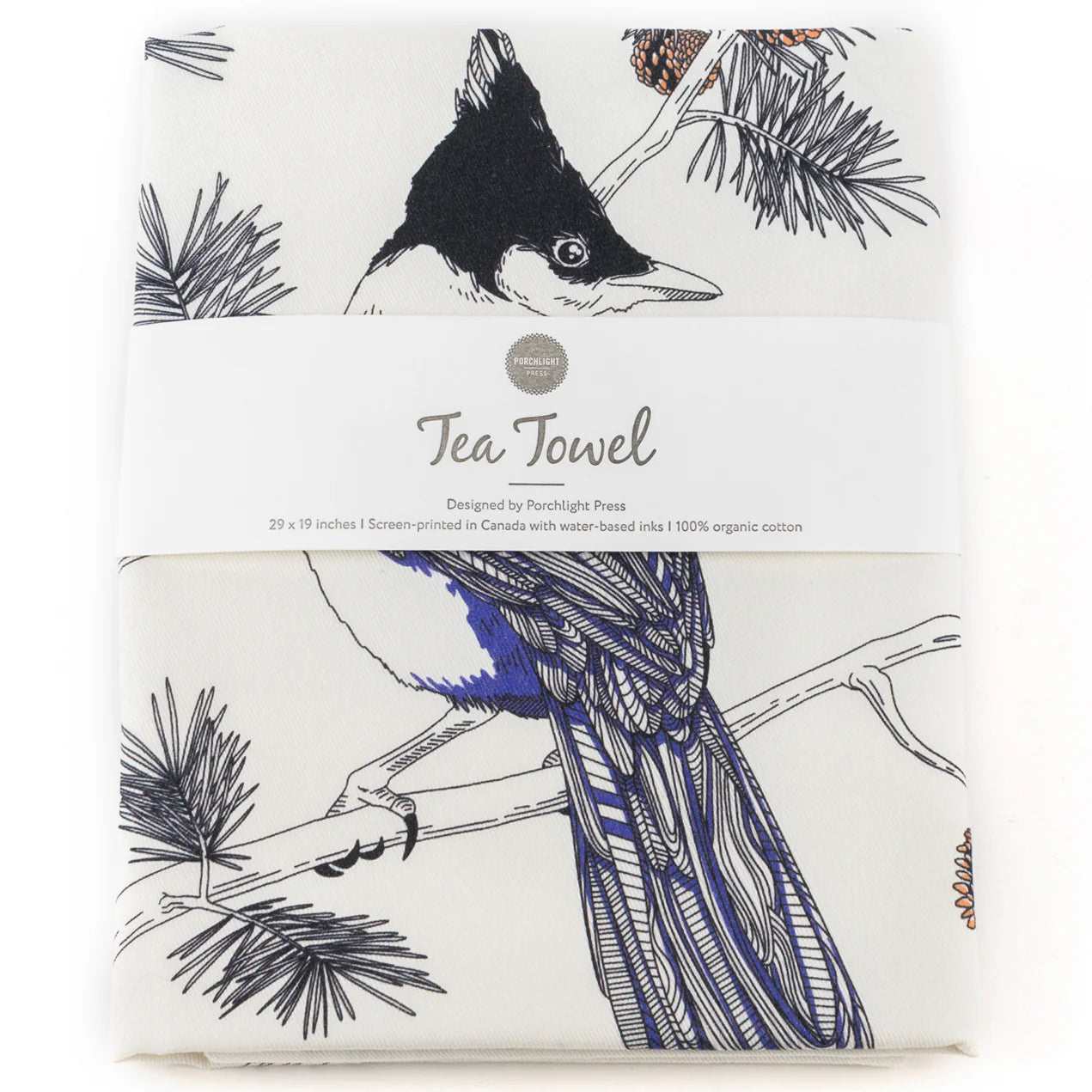 West Coast Birds Tea Towel