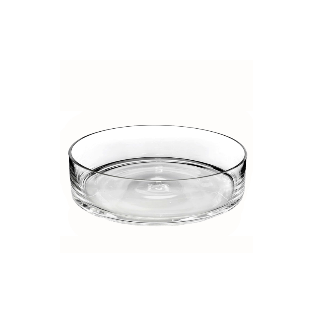 Glass Shallow Bowl