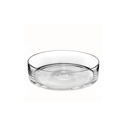 Glass Shallow Bowl