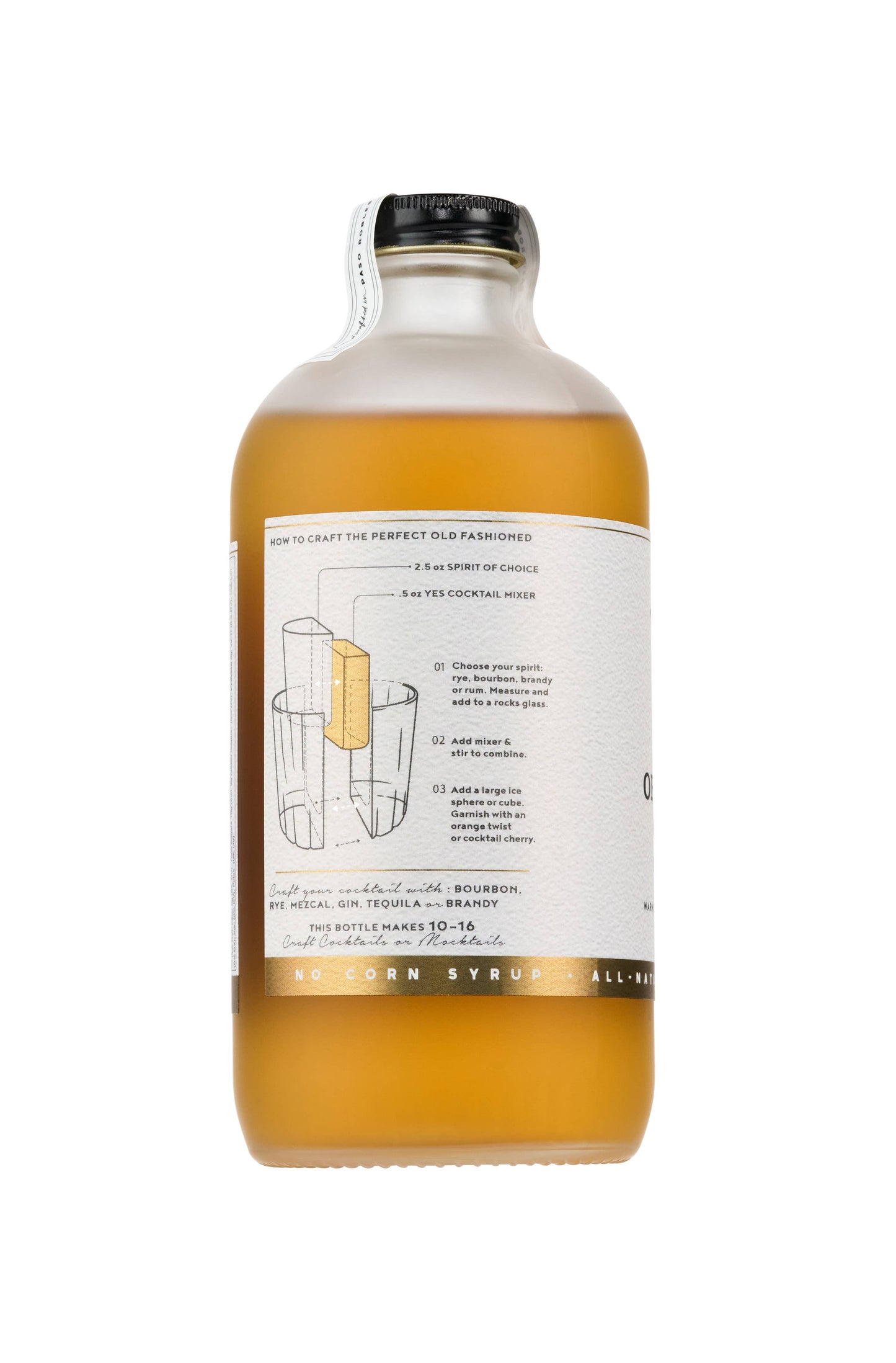 Orange Peel and Bitters Cocktail Mixer