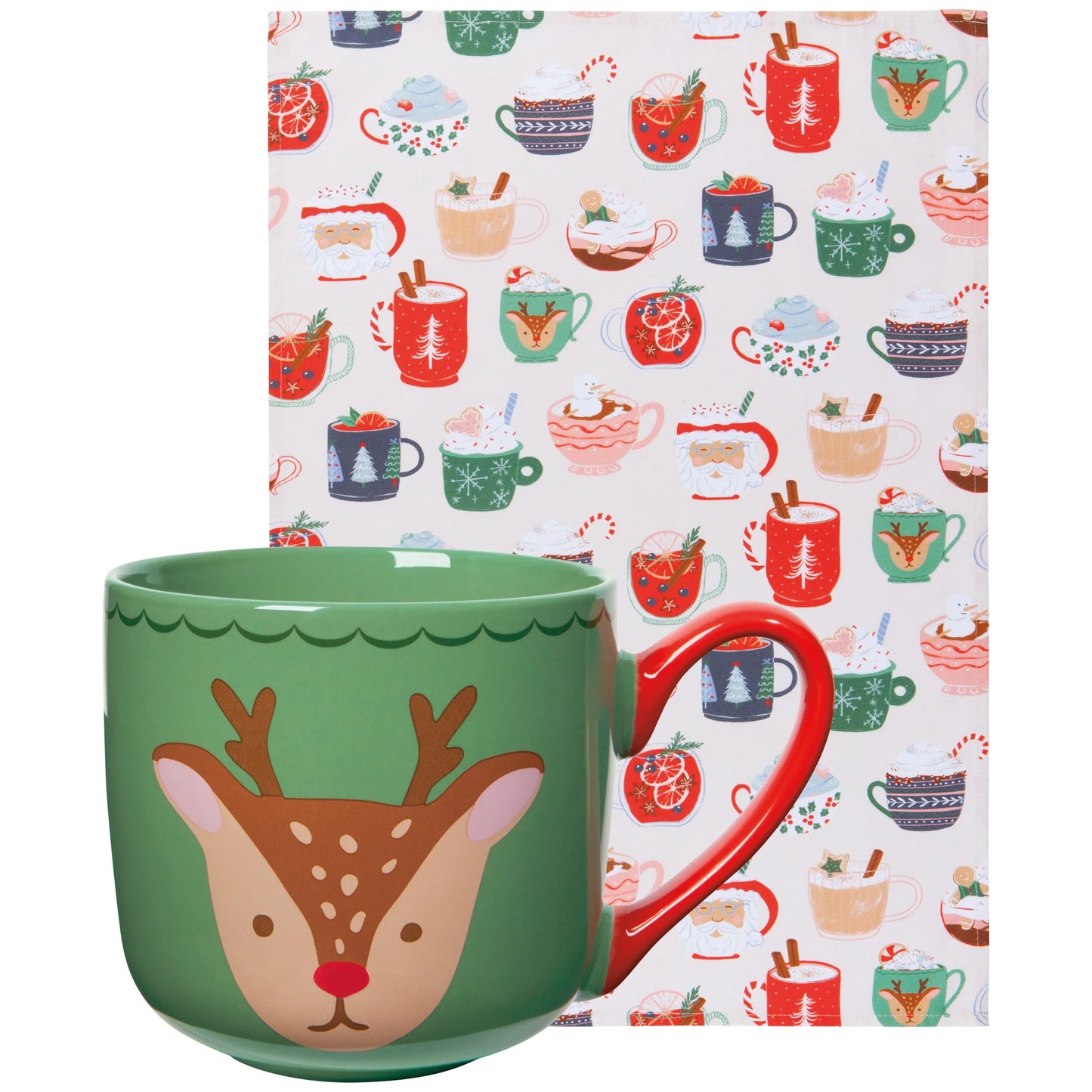 Cozy Cup Set Mug and Dishtowel