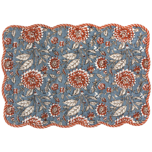 Kantha Block Placemat Dahlia