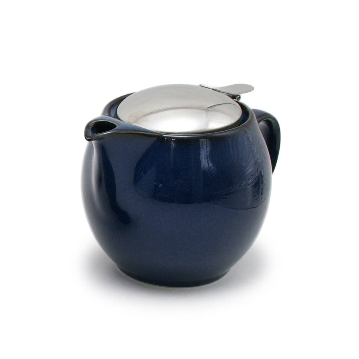 Bee House Round Ceramic Teapot 15oz - Jeans Blue