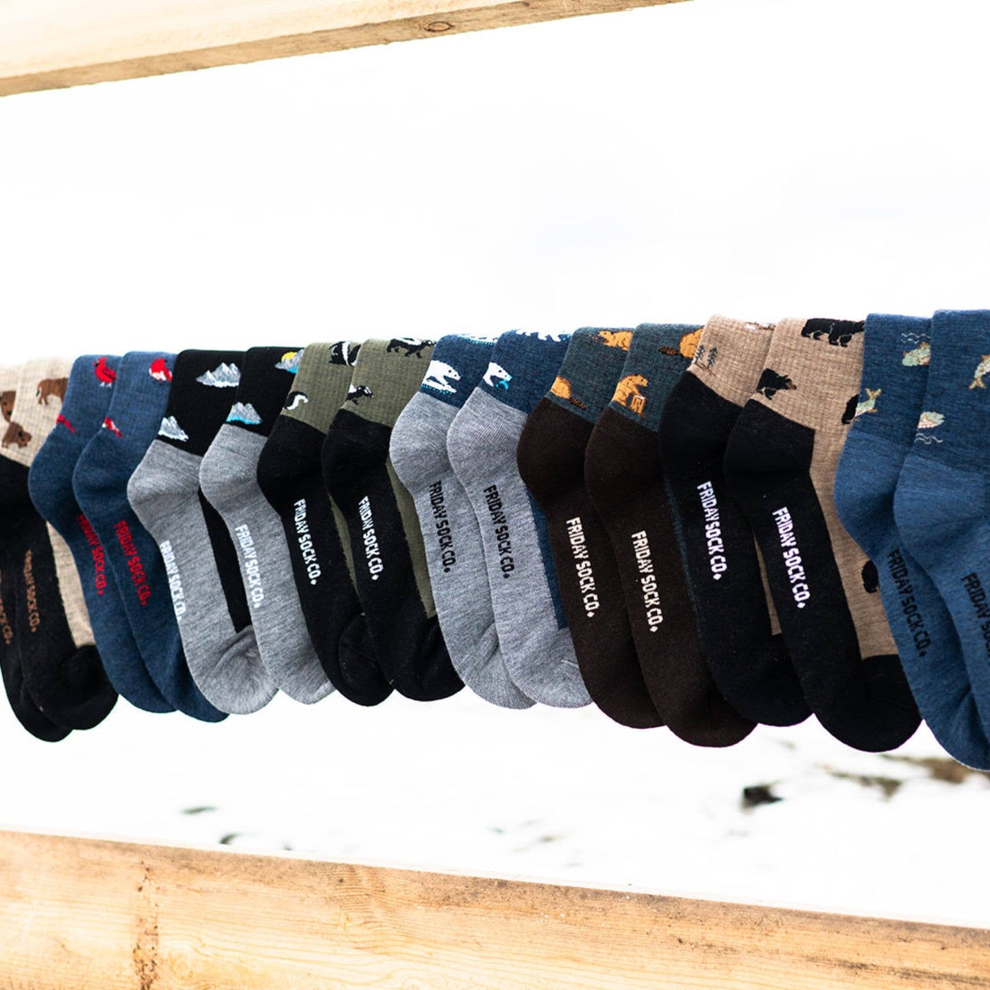 Merino Wool Women's Socks | Skunk | Mismatched | Eco