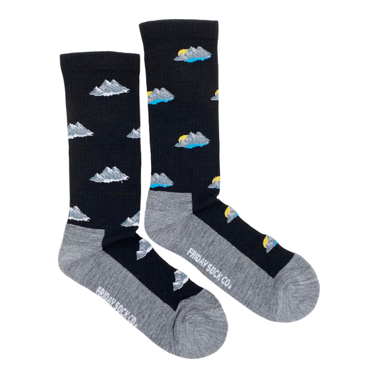 Men's Merino Wool Socks | Mountains | Hiking Socks | Warm