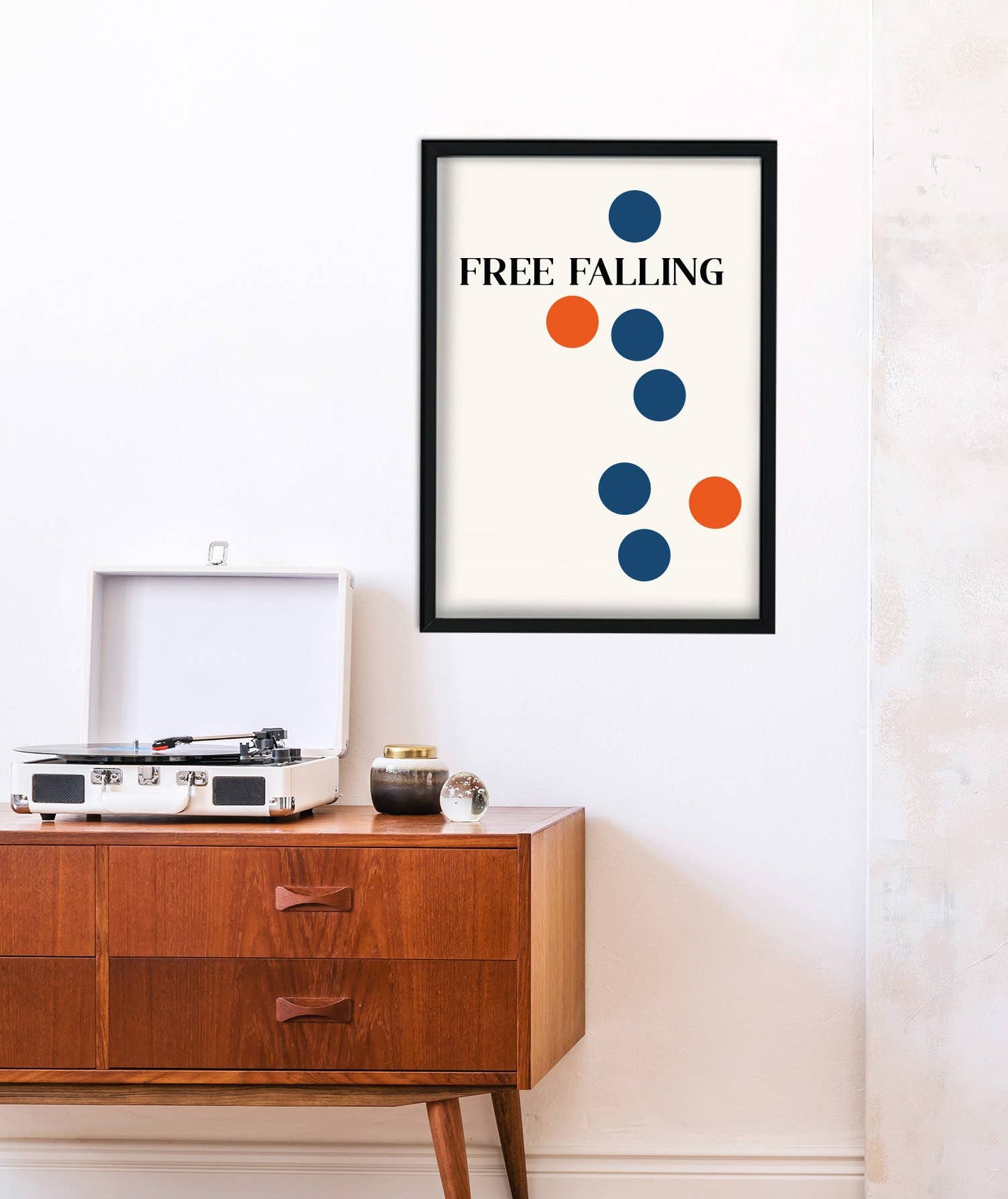 Free Falling Giclée retro Art Print