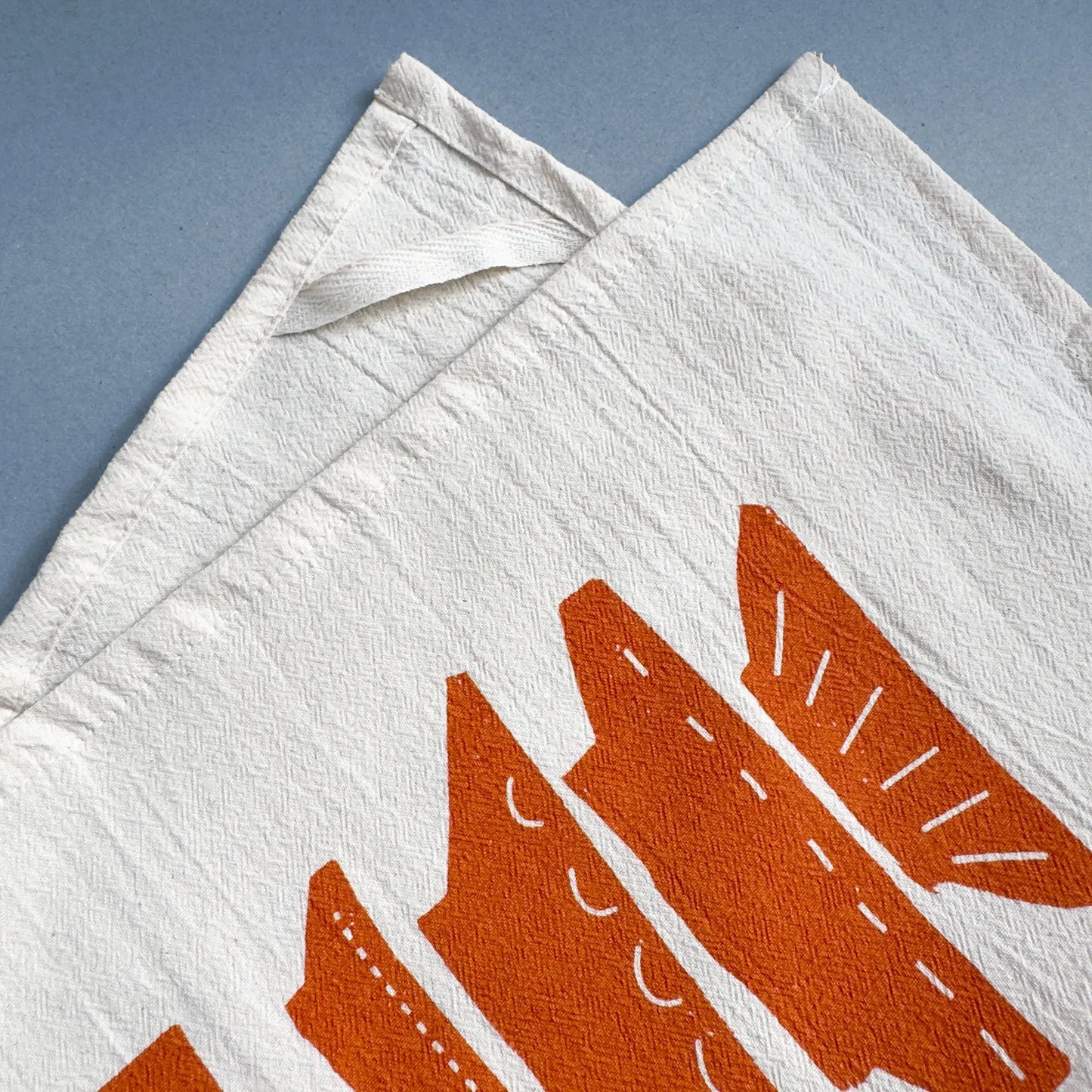 Tea Towel Seaside Dishes