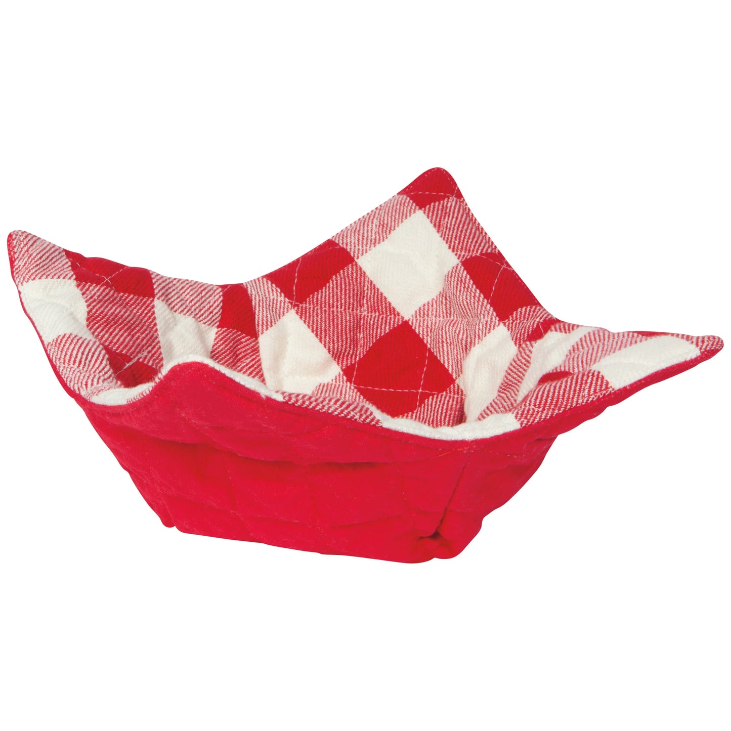 Soup Bowl with Bowl Cozy Red