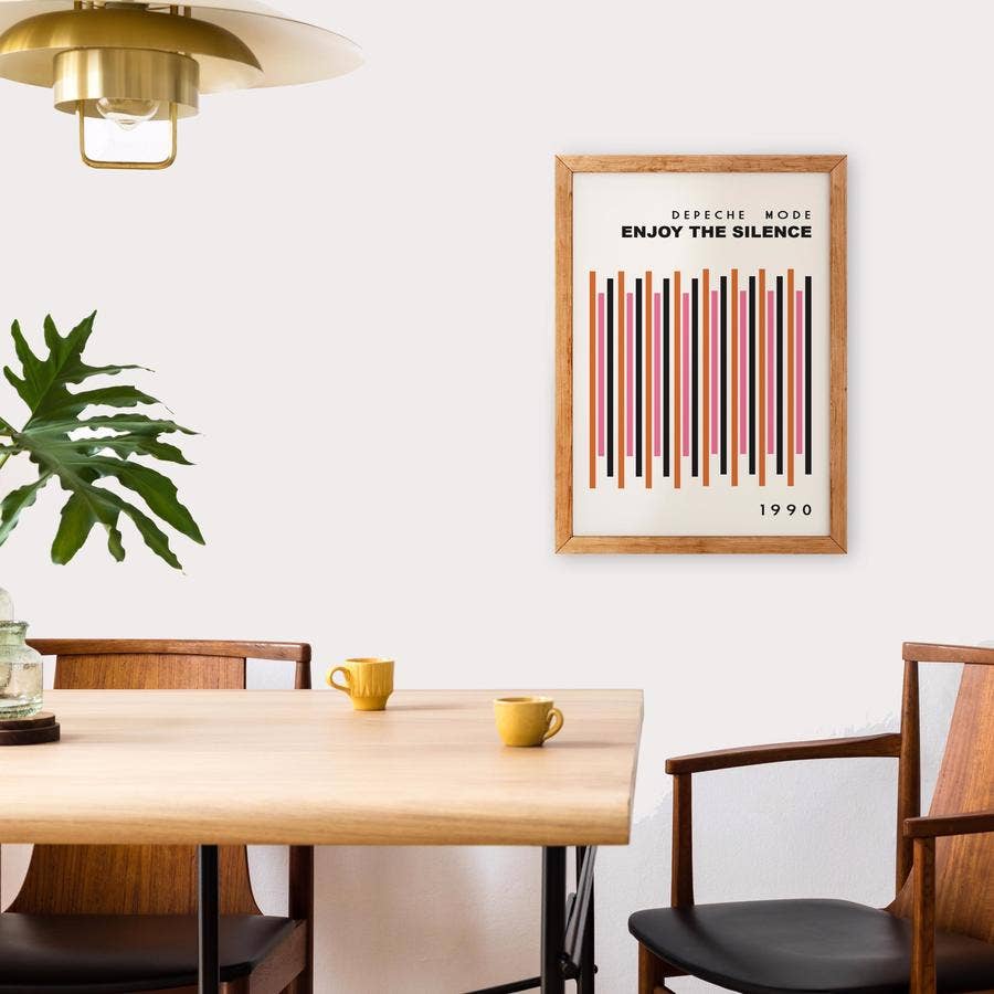 Enjoy the Silence Depeche Mode Inspired  Art Print