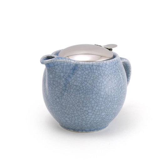 Bee House Round Ceramic Teapot 15oz - Crackle Lavender