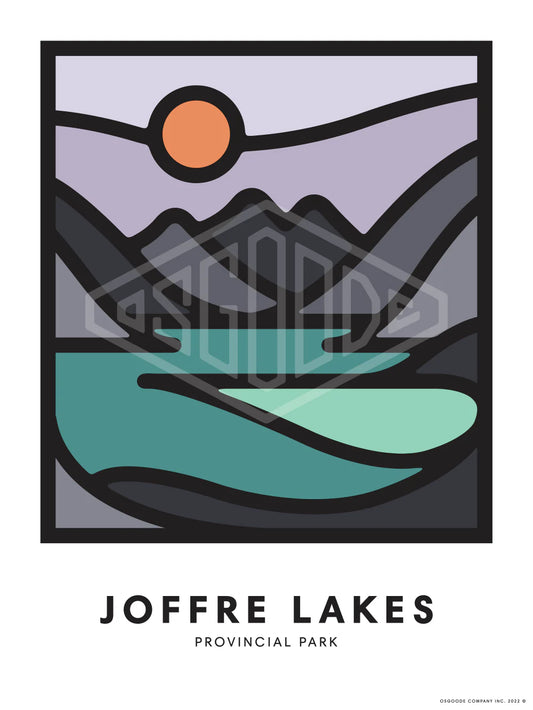 Joffre Lakes Print 12"x16"