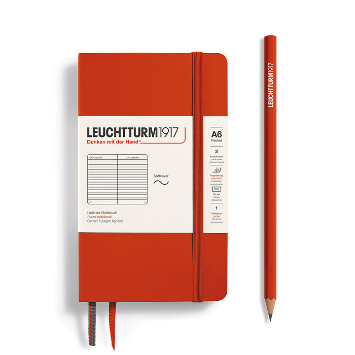 A6 Ruled Pocket Notebook Softcover