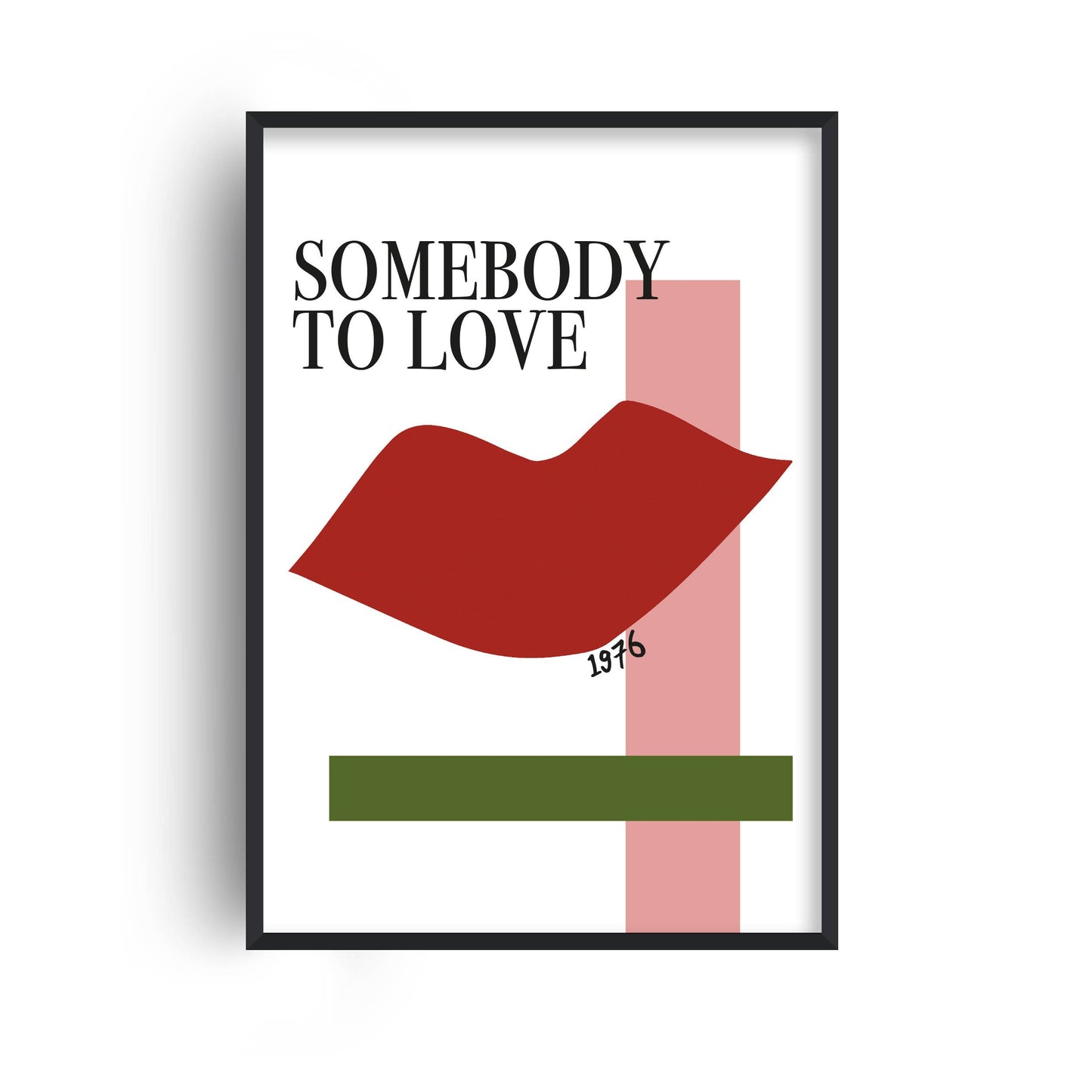 Somebody to Love Queen Inspired Retro Giclée Art Print