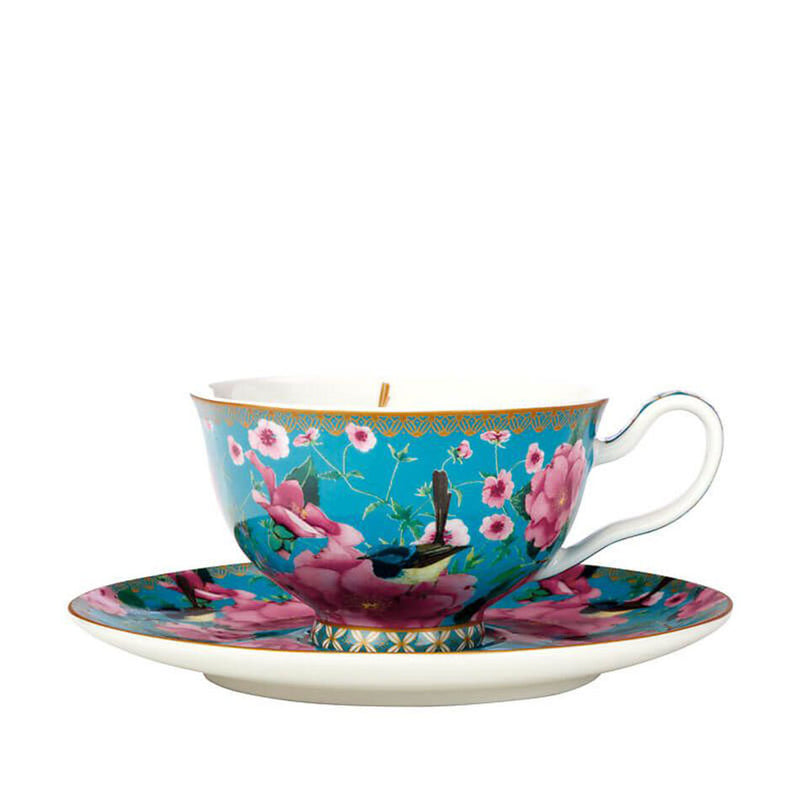 Silk Road Footed Cup & Saucer Set