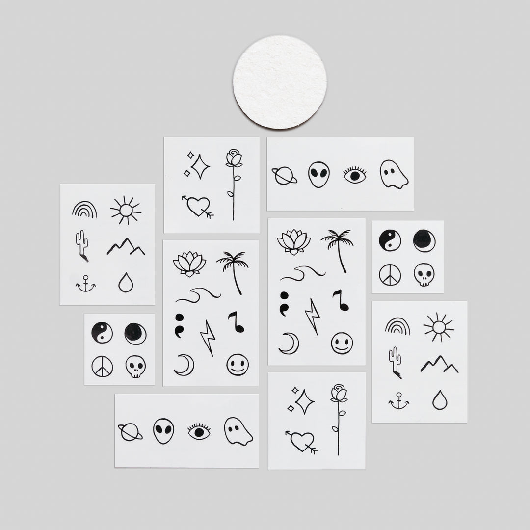 Temporary Tattoo Tin Set