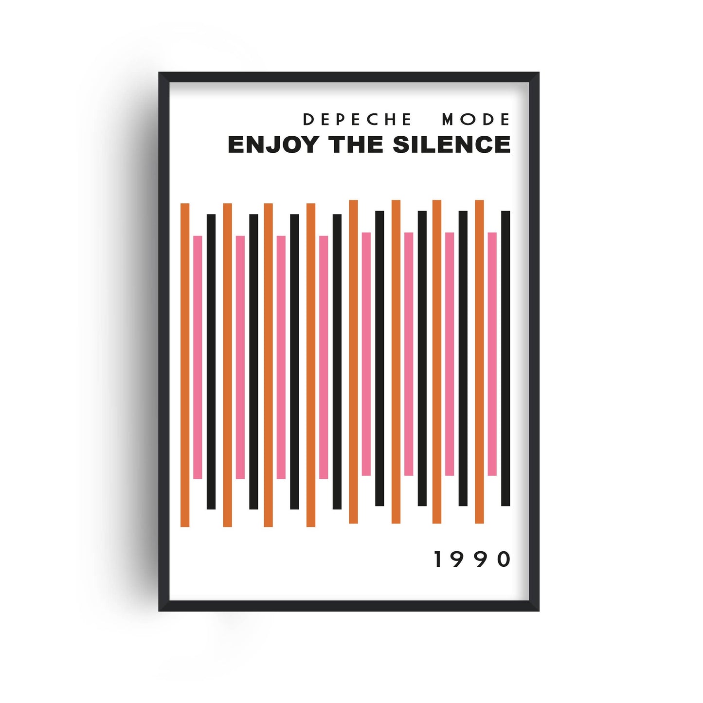 Enjoy the Silence Depeche Mode Inspired  Art Print