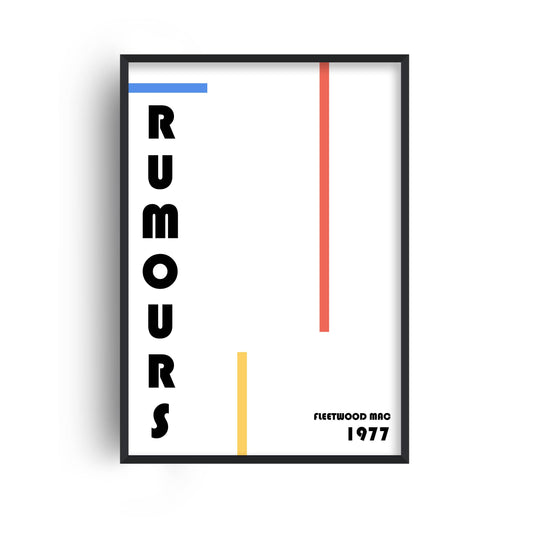 Rumours Fleetwood Mac Inspired Retro Giclée Art Print