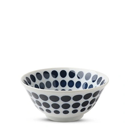 Blue & White Dots Bowl 5.75"
