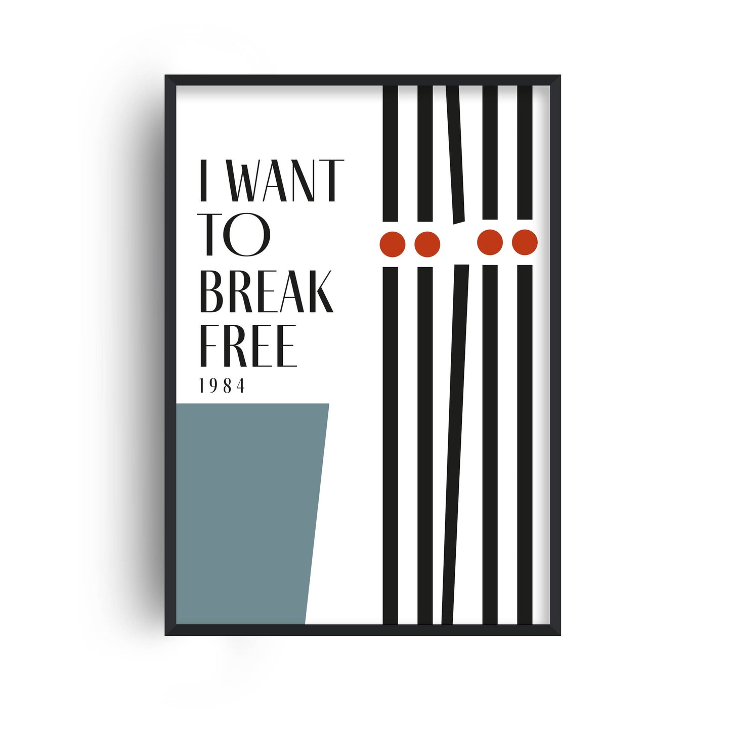 I Want to Break Free Queen Inspired Retro Giclée Art Print