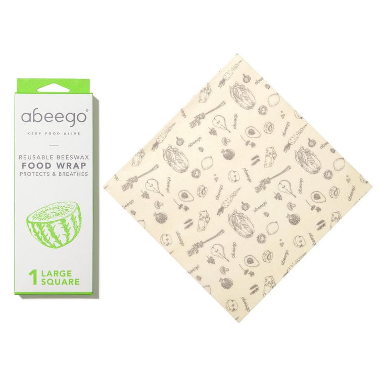 Abeego Eco Kitchen Large Square 1CT Beeswax Wraps