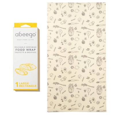 Abeego Eco Kitchen Variety Square 3CT Beeswax Wraps