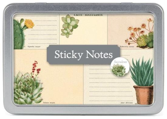 Cavallini Other Stationery Succulents Sticky notes