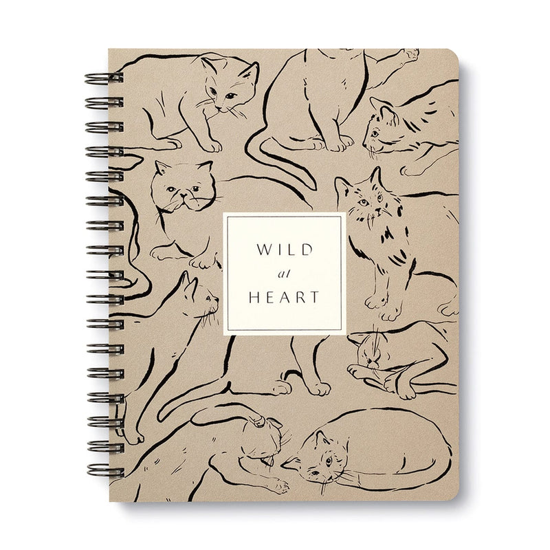 Compendium Notebooks Wild At Heart Wire Notebook