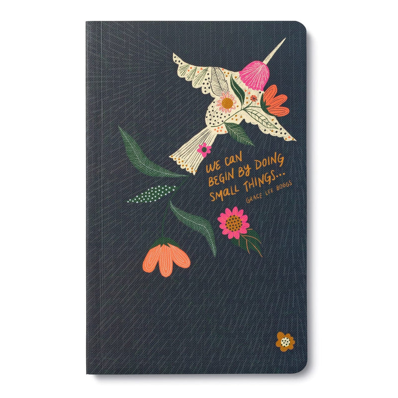 Compendium Notebooks We can only begin by doing small things Write Now Journal