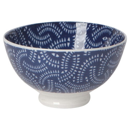 Danica Tableware Indigo Geo Blue Pattern Bowls