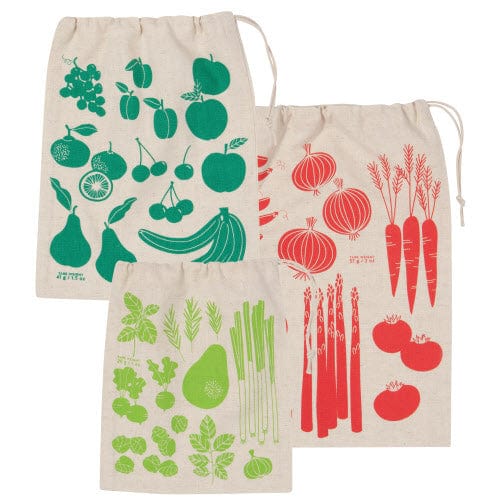 Danica Eco Kitchen Fruit and Vegetables Produce Bags Set of 3
