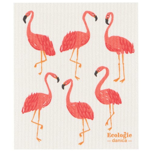 Danica Eco Kitchen Flamingos Swedish Cloth