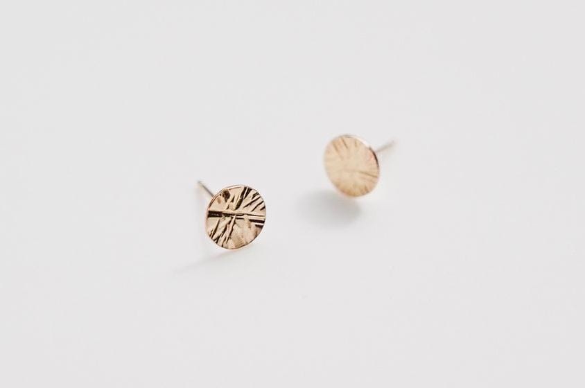 The-Unmediocre-Store-Devi-Arts-Starburst-Stud-Gold-Fill-Earring