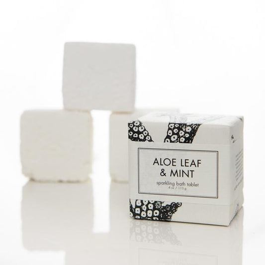 Formulary55 Body Care Aloe Leaf and Mint Sparkling Bath Tablet