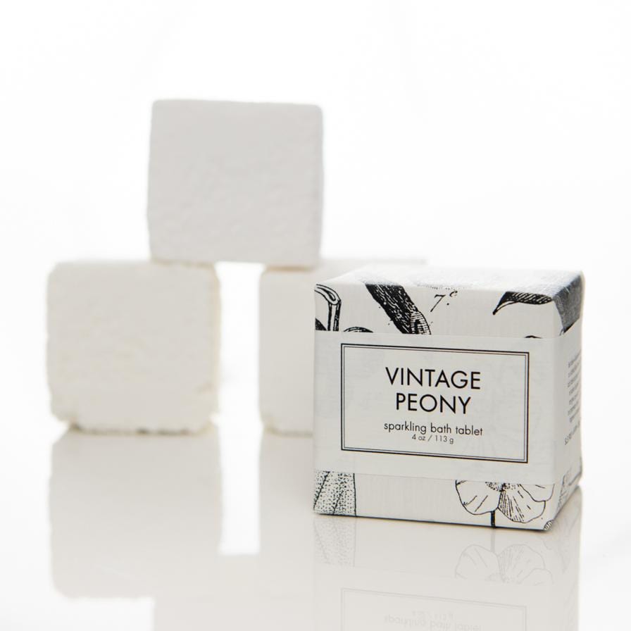 Formulary55 Body Care Vintage Peony Sparkling Bath Tablet