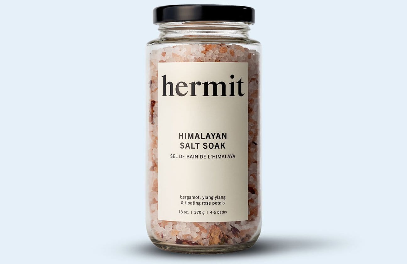 Hermit Body Care Himalayan Salt Soak Hermit Bath Salts