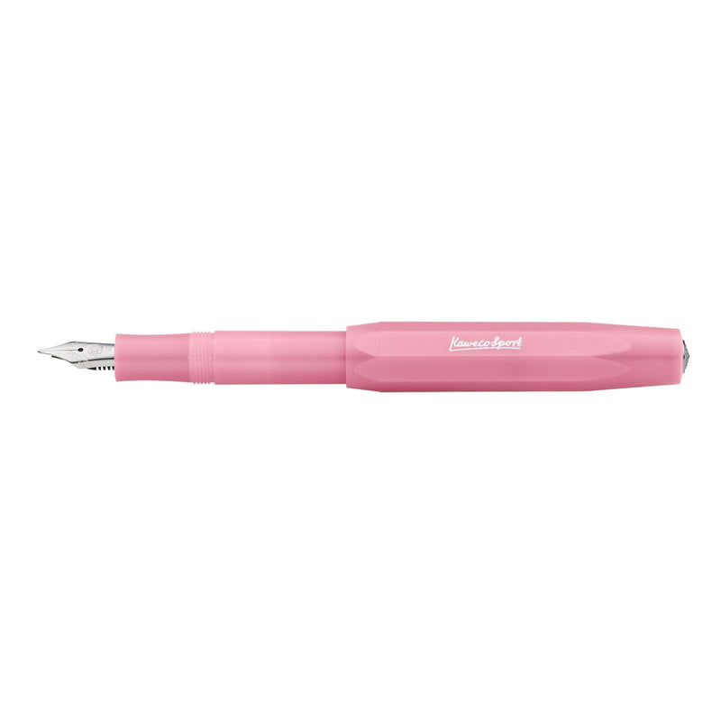 The-Unmediocre-Store-Kaweco-Frosted-Pink-Skyline-Sport-Fountain-Pen