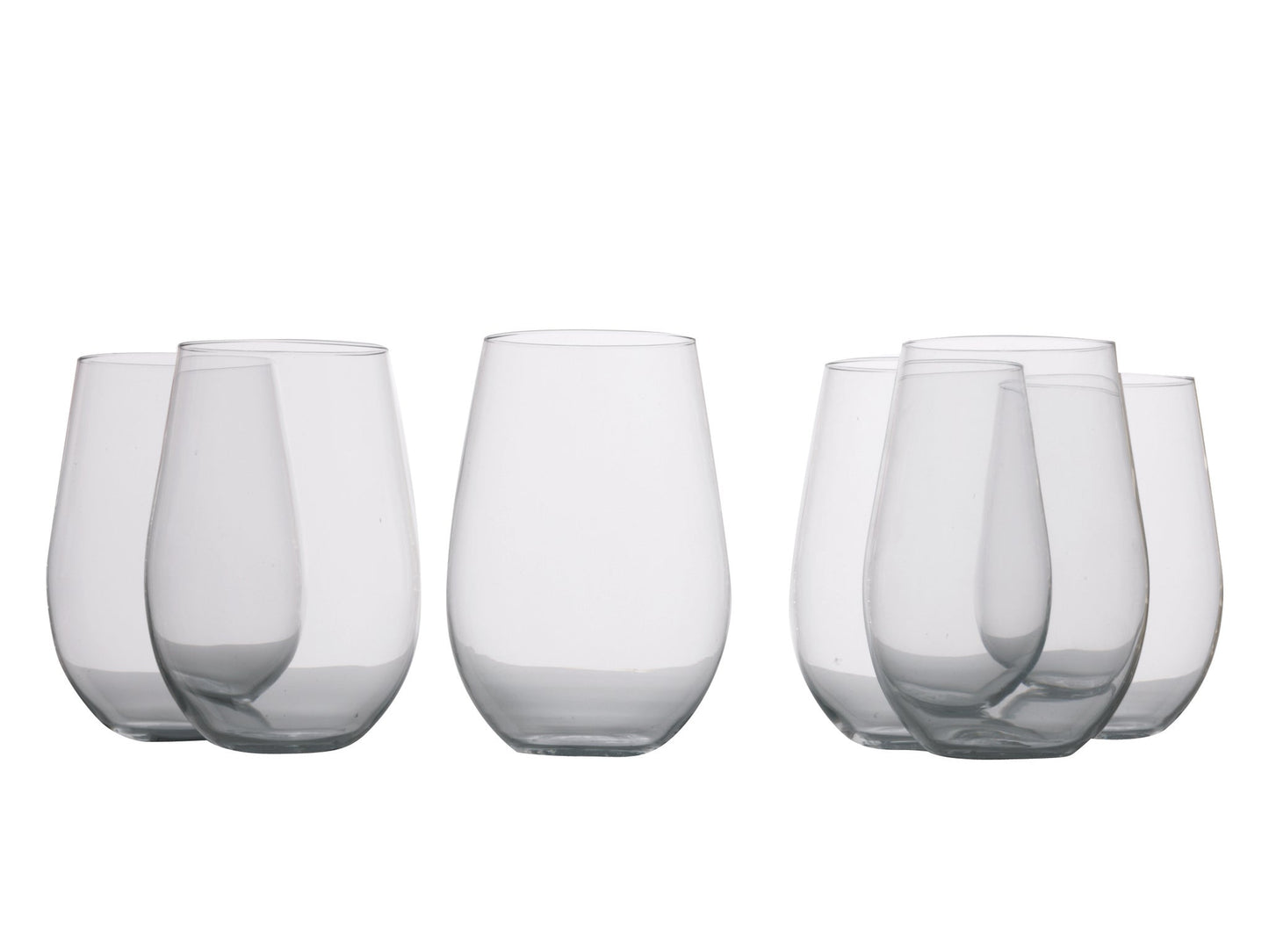 Mansion Stemless Red Wine Glasses