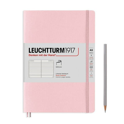 Leuchtturm Notebooks Powder Leuchtturm A5 Medium Softcover Notebook Lined