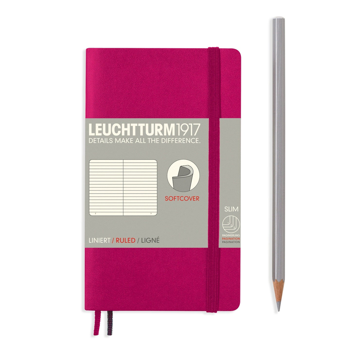 Leuchtturm Notebooks Berry Leuchtturm Pocket Lined Notebook
