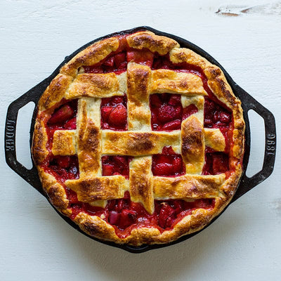 Lodge Round Cast Iron Dual Handle Pan