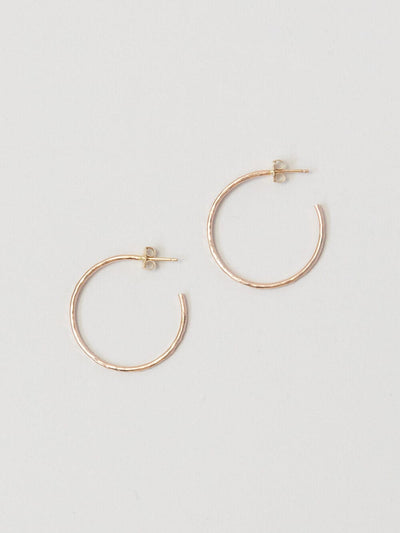 Loops Jewellery Accessories Gold Hoops with Posts Large