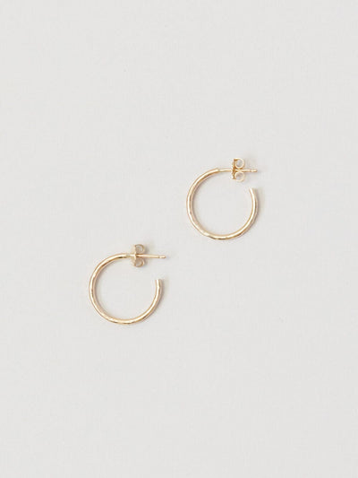 Loops Jewellery Accessories Gold Hoops with Posts Small