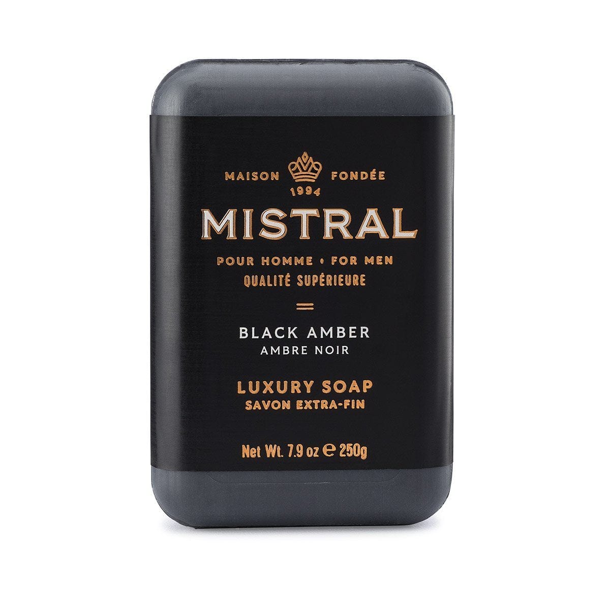 Mistral Men Black Amber Mistral Soap