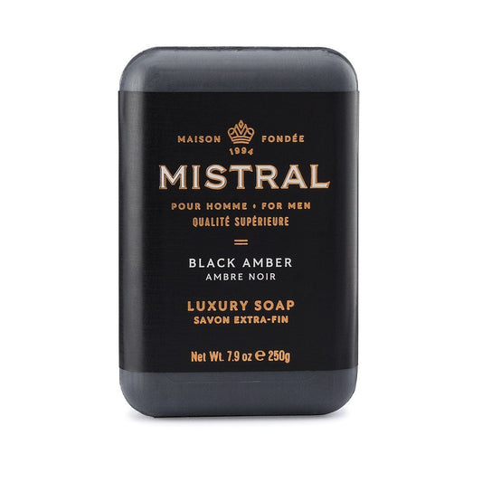 Mistral Men Black Amber Mistral Soap