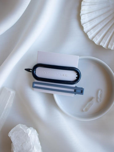 Nat and Noor Jewelry Byron Navy Nat + Noor Hair Clips