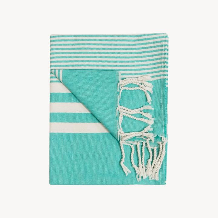 Pokoloko Linens Harem- Turquoise Turkish Hand Towel- Harem