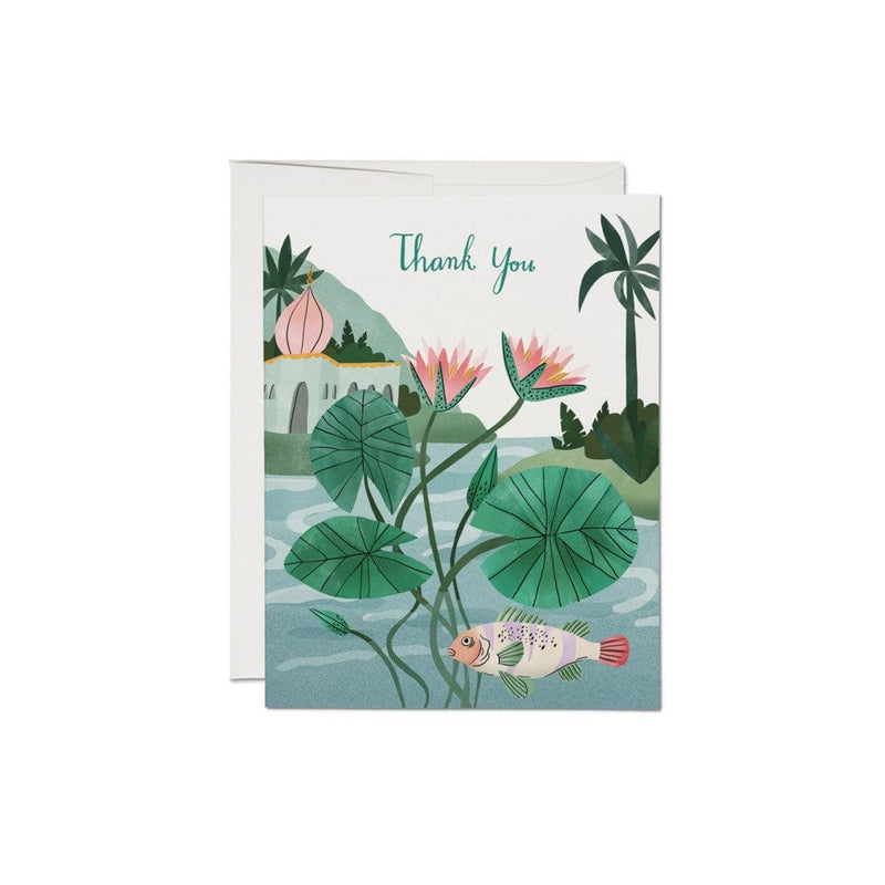 Red Cap greeting cards Thank You Fish Box of 8 Cards